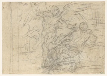 Petrus in de gevangenis door de engel bezocht (?)