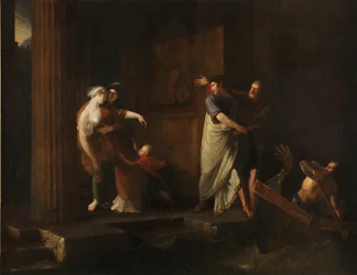 Het afscheid van Brutus en Portia, 1799