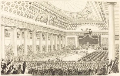 De opening van de Staten-Generaal in Versailles, 5 maart 1789