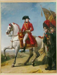 Napoleon Bonaparte, eerste consul, na de Slag bij Marengo ...