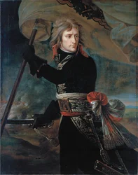 Napoleon Bonaparte op de brug bij Arcole