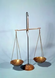 Meetinstrument: weegschaal van Antoine Louis Lavoisier (1746-1794), Frans chemicus