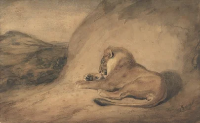 Rustende leeuw, 1810-75
