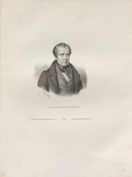 Portret van de schrijver James Fenimore Cooper 1789-1851, ca. 1840