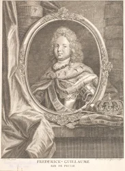 Friedrich Wilhelm I, koning van Pruisen en als Friedrich Wilhelm II keurvorst en markgraaf van Brandenburg