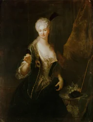 Portret van Dorothea Luise van Wittenhorst-Sonsfeld, 1681-1746