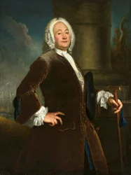 Portret van Heinrich Voguell (1681-)