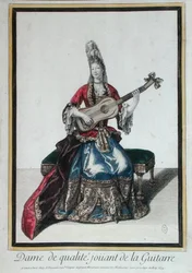 Dame die Gitaar Speelt