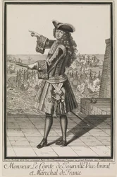 Monsieur Le Comte de Tourville Vice-Admiral en Maarschalk van Frankrijk