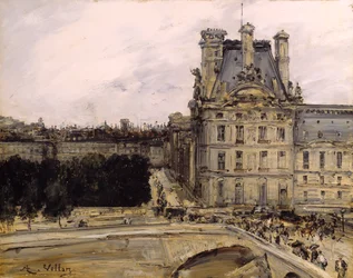Een Hoek van het Louvre