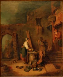 De koperen schrobber (De kok)