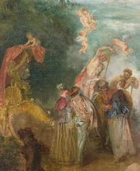 Pelgrimage op het Eiland Cythera (1717)