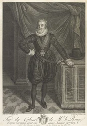 Halflang portret van Henri IV