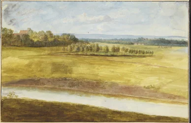 Landschap met rivier