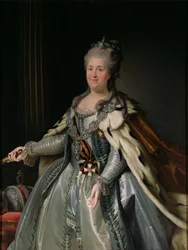 Portret van Catharina II (1729-96)