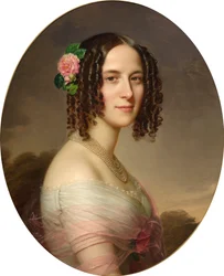 Duits: Vrouwenbuste portret