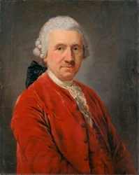 Portret van de acteur Conrad Ekhof