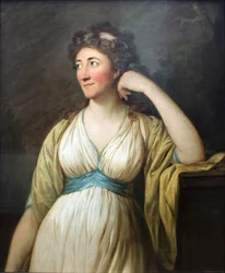 Portret van Elisa von der Recke