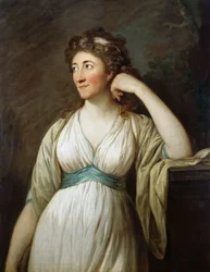 Portret van Elisa von der Recke 1754-1833, 1795-1796