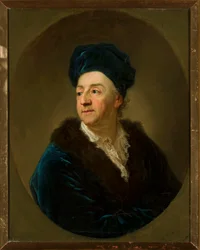 Portret van Johann Nepomuk Schaffgotsch (1713-1775) in kamerjas