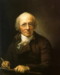 Zelfportret op oudere leeftijd.