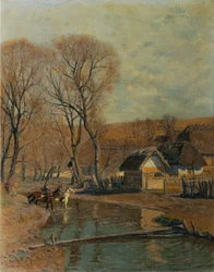 Vroeg voorjaar in Oost-Galicië