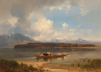 Duits: De Chiemsee in de herfst