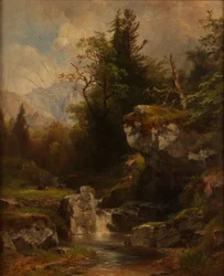 Landschap in het Salzkammergut