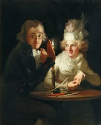 Verloving bij kaarslicht