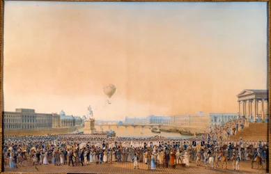 Intocht van Lodewijk XVIII, koning van Frankrijk, in Parijs op 3 mei 1814