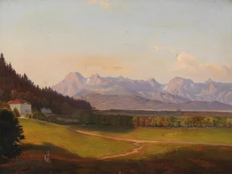 Villa Radetzky en de Kamnik Alpen in Krain