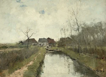 Huis op een sloot