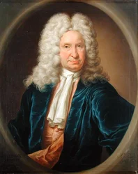 Portret van Matthias Lutken (1652-1722), 1718