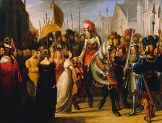 De intocht van keizer Maximiliaan I in Gent