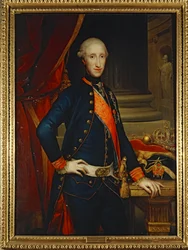 Ferdinand IV, koning van Napels (schilderij op doek)