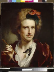 Portret van de graveur Francesco Bartolozzi (1728-1813)