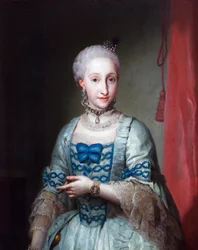 Portret van Infanta Maria Josefa van Spanje, door Anton Raphael Mengs