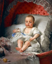 Portret van Infanta Carlota Joaquina de Bourbon