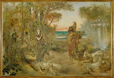 Circe en Odysseus ... (schilderij op doek)