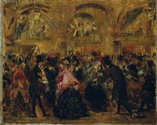Carnaval op het San Marcoplein in Venetië