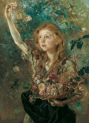De rozenplukker, ca. 1883-1884