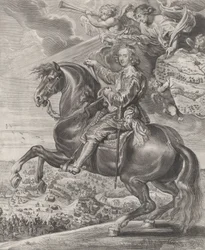 Portret van Kardinaal-Infant Ferdinand van Oostenrijk, te paard, ca. 1630-54