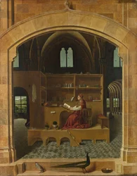 Sint Hiëronymus in zijn Studie