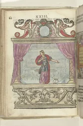 Toneel met de personificatie van Eendracht (Concordia), 1578