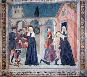 Leven van St. Francesca Romana: De heilige geneest een gewonde man