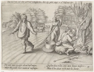 Zaaien op het land