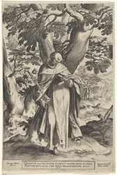 Landschap met de H. Dominicus