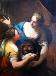 Judith overhandigt haar dienstmeid het hoofd van Holofernes