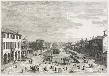 Gezichten: Gezichten van Mestre, een stad in de provincie Venetië, 1735-1746