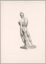 Ajax, achteraanzicht, uit Oeuvre de Canova